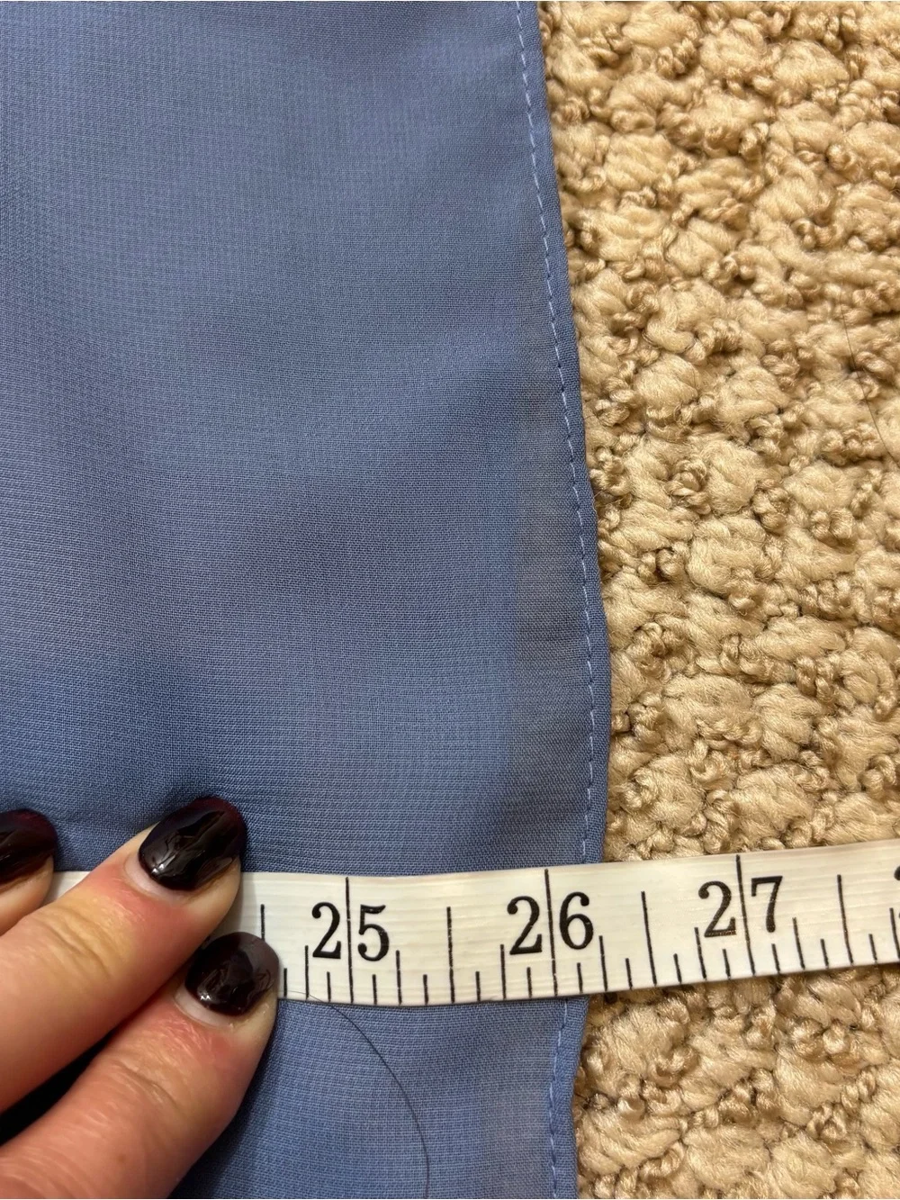 Ladies Large Semi Sheer Lightweight Cornflower Scarf
